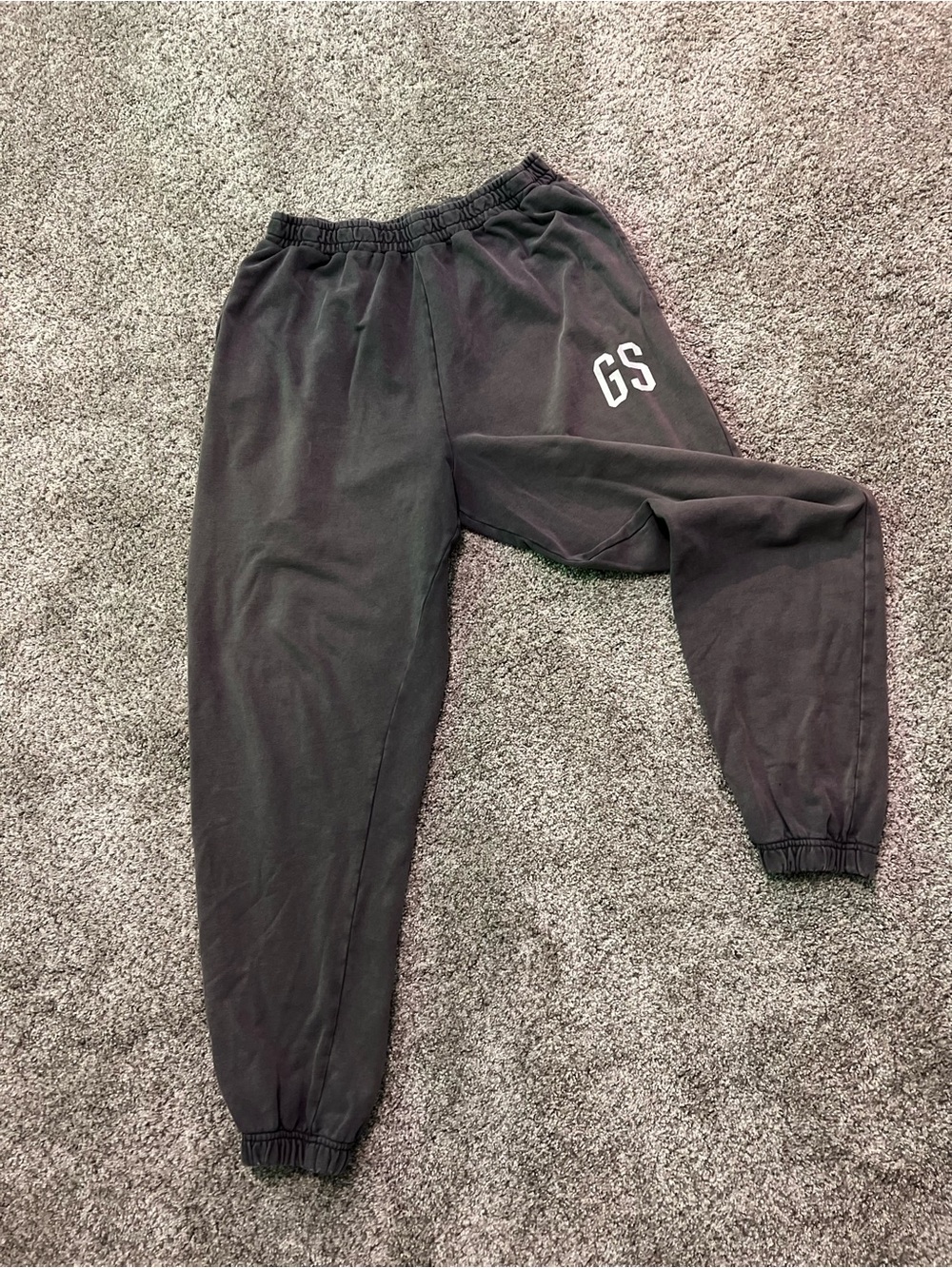 Gymshark Collegiate Joggers Silhouette Grey Womens Size Medium